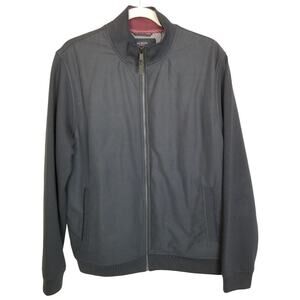 Ted Baker Mens Bomber Jacket Full Zip Sz 5 XL Classic Preppy Acadmia Casual Navy